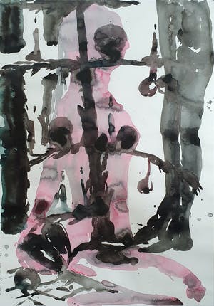 Peter Otto - Aquarel (1994) | Ingelijst | Groot kopen? Bied vanaf 265!