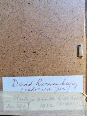 David Lussenburg - Huisje aan de Warholt in de sneeuw kopen? Bied vanaf 40!