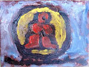 Anton Heyboer - Het symbool van de onschuld . verkocht voor € 300!