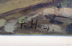 Frans Hoos - (1884-1966) - Sloep op de wal kopen? Bied vanaf 1!