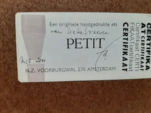 Lieke Vreede - Zeefdruk van Lieke Vreede uit 2000. Titel: Rising Sun VI kopen? Bied vanaf 40!