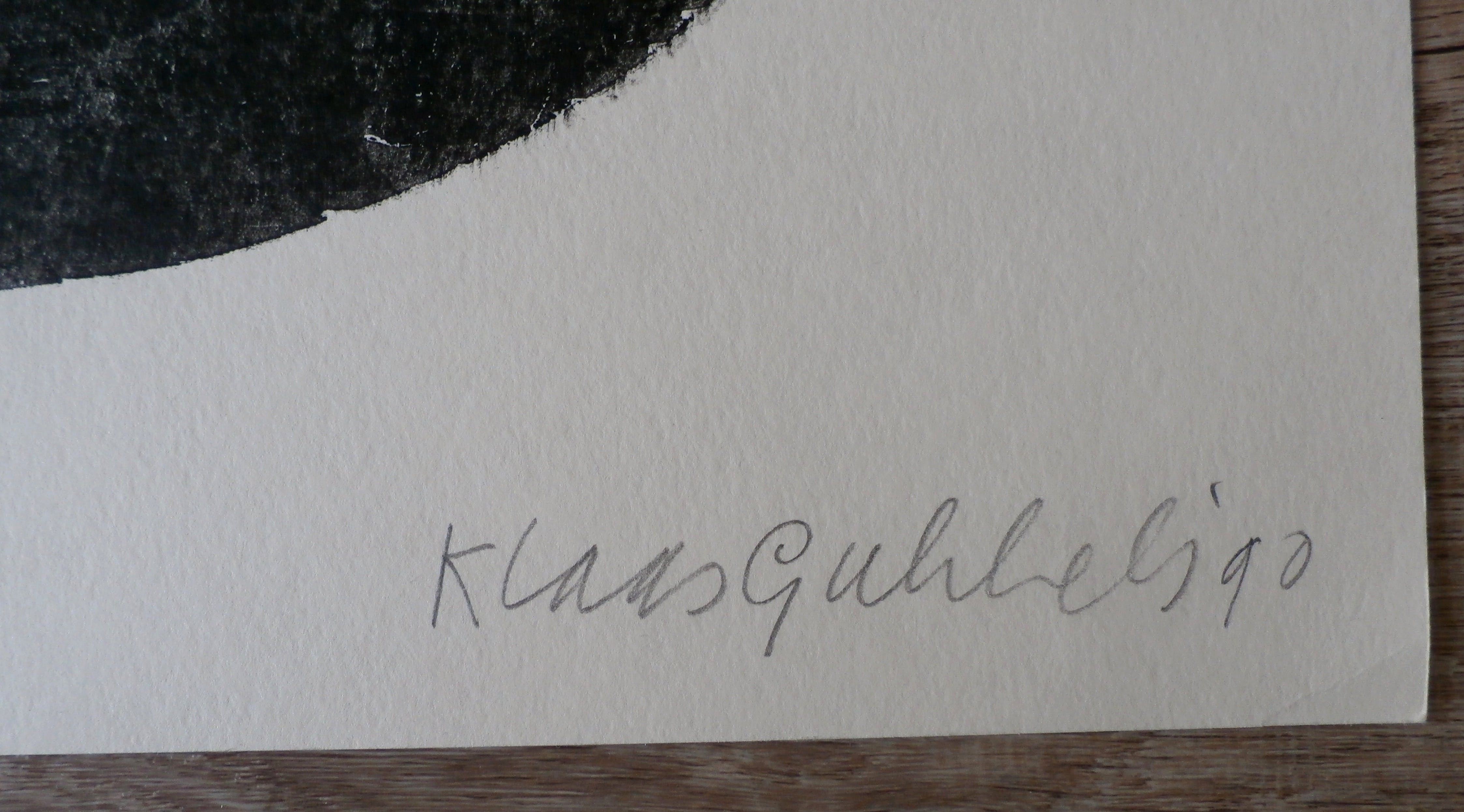 Klaas Gubbels - grote houtsnede - kan -1990 kopen? Bied vanaf 395!