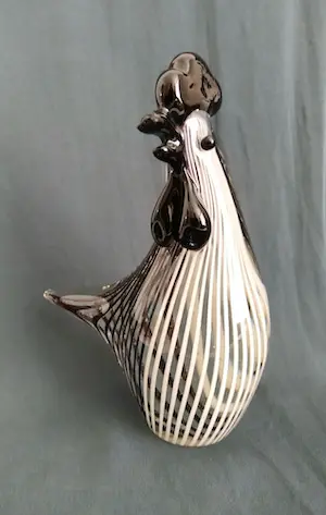 Niet of onleesbaar gesigneerd - De gestreepte haan, handgemaakt kopen? Bied vanaf 1!