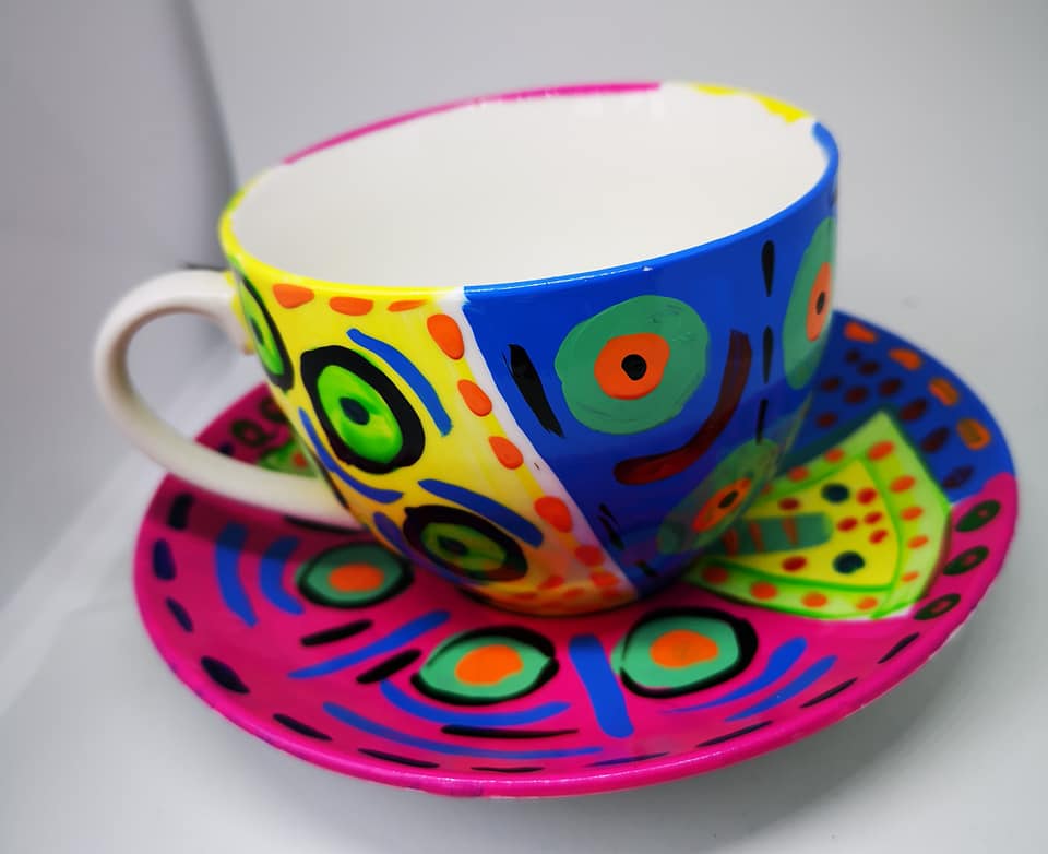 Zippora Sahanaja - Zippora Design® Koffie kopjes twee stuks porselein kopen? Bied vanaf 1!