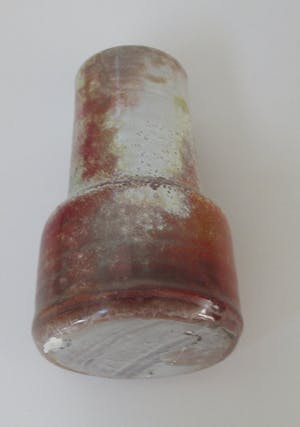 Niet of onleesbaar gesigneerd - Studio Keramiek vaasje met prachtig glazuur oa. ossenbloed en celadon kopen? Bied vanaf 10!