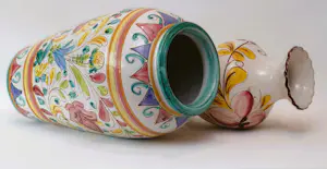 ARS Artigiana Deruta - set van 2 Italiaanse vazen | Perugia 40 cm en Catagirone 26 cm kopen? Bied vanaf 33!