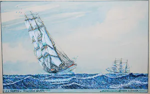 Arne Zuidhoek - Het Russische zeilschip Товарищ op 2 posities - EXTRA gesigneerd boek kopen? Bied vanaf 75!