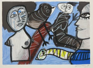 Corneille - Zeefdruk, Cobra kopen? Bied vanaf 150!