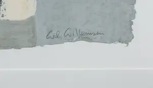 Wil Willemsen - Zeefdruk, Intermezzo - Ingelijst (Groot) kopen? Bied vanaf 60!