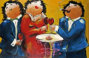 Theo Broeren - Acryl op doek, Thanks (Groot) kopen? Bied vanaf 80!