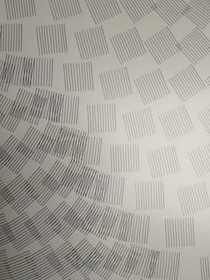 Peter ten Hoorn - Variatie op Ritme 6 - Abstracte lijntekening kopen? Bied vanaf 1!