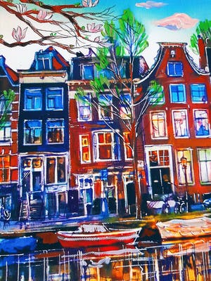 Elena Polyakova - Houses and magnolia in Amsterdam kopen? Bied vanaf 155!
