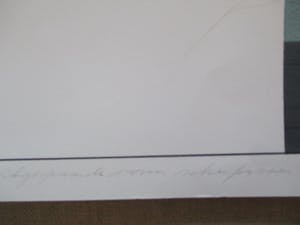 Marinus Fuit - Litho "Uitgespaarde vorm scheepsroer" kopen? Bied vanaf 45!