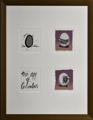 Sharon Amir - Gentle Pressure a turn on - The egg of Columbus - Ingelijst - groot kopen? Bied vanaf 50!