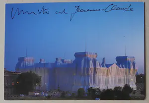 Christo - Project " Wrapped Reichstag "Berlin - inc. XXL stofmonster - handgesigneerd kopen? Bied vanaf 159!