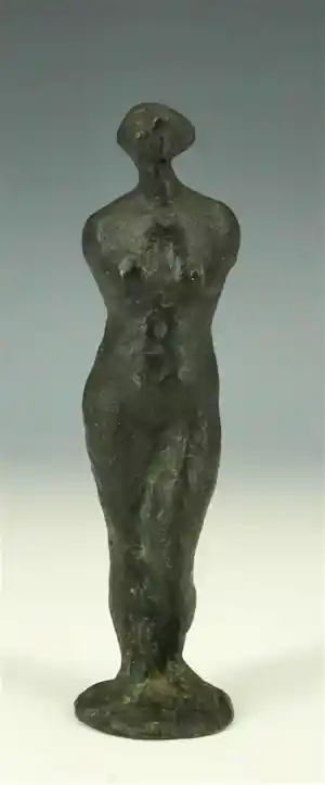 Buy Ed van Teeseling - Bronzen beeld: staand naakt? Bid from 250!