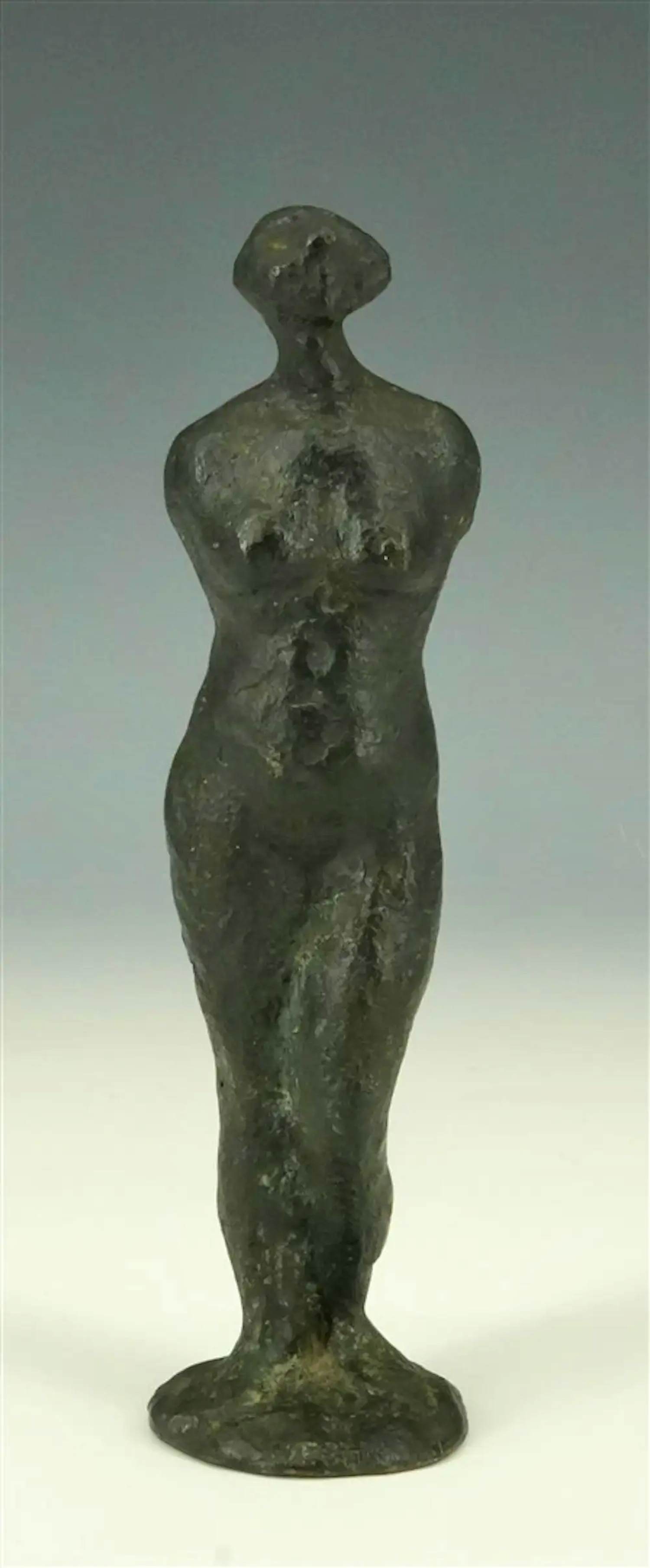 Ed van Teeseling - Bronzen beeld: staand naakt kopen? Bied vanaf 250!