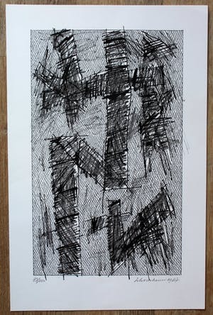 Jan Schoonhoven - litho: Formatie - 1987 kopen? Bied vanaf 320!