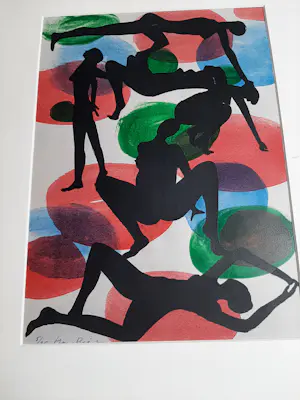 Hans Biezen - 2x Polygrafie 's werken, mensen kopen? Bied vanaf 20!