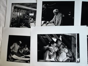 Anton Heyboer - 7 Grote foto’s van Anton Heyboer in zijn atelier – Fotograaf: Nico Koster kopen? Bied vanaf 350!