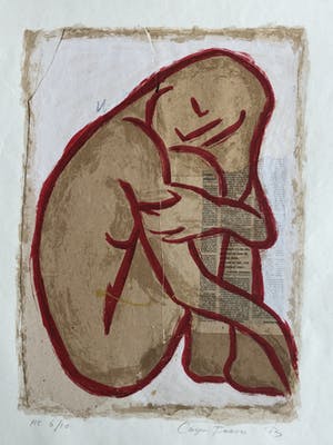 Casper Faassen - Zittend staand naakt II (Groot) kopen? Bied vanaf 225!