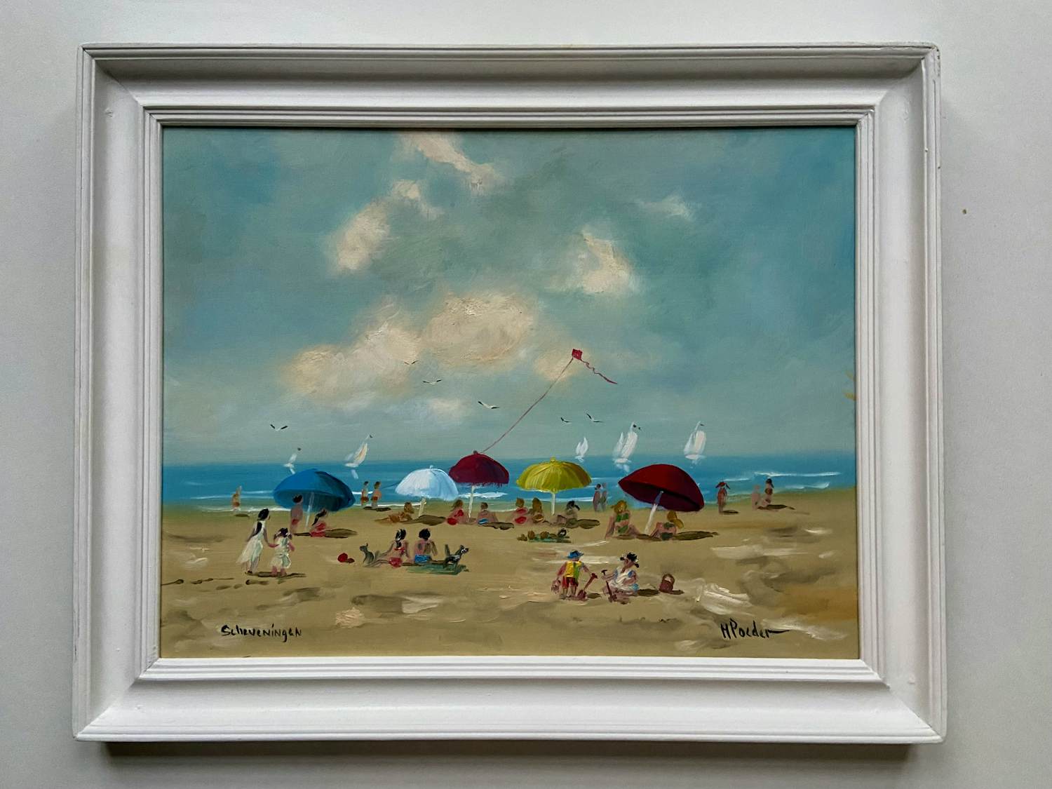 Henk Poeder - Strand gezicht kopen? Bied vanaf 149!