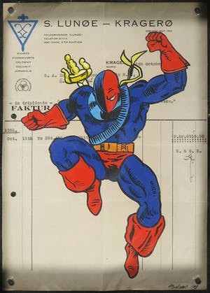 Jan Bollaert - Acryl op papier, Super Trio - Ingelijst (Groot) kopen? Bied vanaf 50!