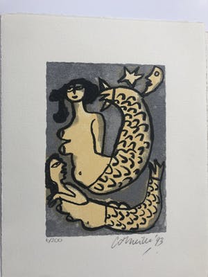 Corneille - 3 zeefdrukken in map mémoire de Bali II samen met poëzie van Bert Schierbeek kopen? Bied vanaf 310!