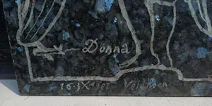 Aat Veldhoen - Granieten sculptuur: "Leda & de Zwaan - 1988 kaufen? Bieten Sie von 499!