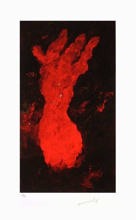 Armando - Handgesigneerde Giclée, Die Hand verkocht voor € 115!