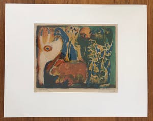 Reidar Magnus - Originele kleurenlitho - 1956 - Gesigneerd - 10/10 kopen? Bied vanaf 65!