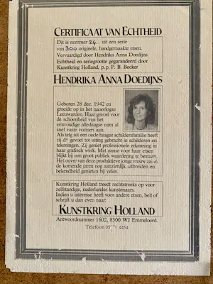 Anna Doedijns - Lijnets Den Haag Binnenhof kopen? Bied vanaf 20!