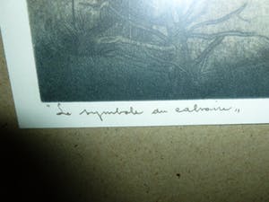 Maurice Langaskens - Kleurenets "Le symbole du calvaire". kopen? Bied vanaf 35!