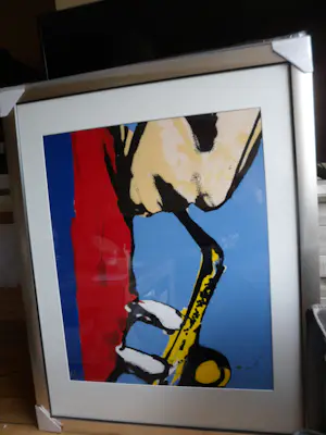 Herman Brood - Litho, titel. "Sax" kopen? Bied vanaf 450!
