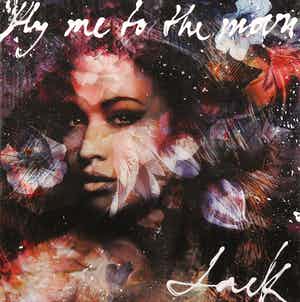 Jack Liemburg - Gemengde techniek op doek, Fly me to the moon verkocht voor € 250!