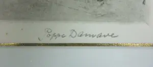 Poppe Damave - Ets, De maaltijd - Ingelijst kopen? Bied vanaf 30!