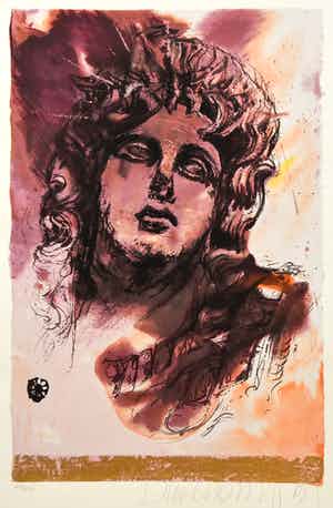 Gerti Bierenbroodspot - Levenskunst-Zeefdruk - Ingelijst verkocht voor € 85!