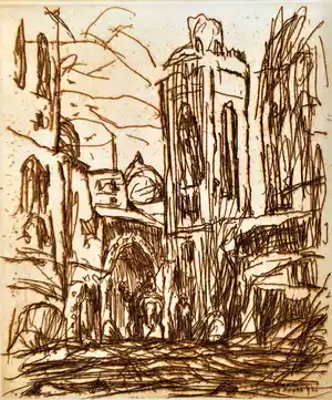 Simon Koene - Kameelruiter bij stadspoort verkocht voor € 35!