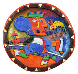 Clemens Briels - Gemengde techniek, Wandobject El toreador Hollandes verkocht voor € 1!