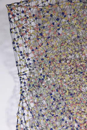 Gerda Edens - Wandtapijt van papier en touw kopen? Bied vanaf 100!