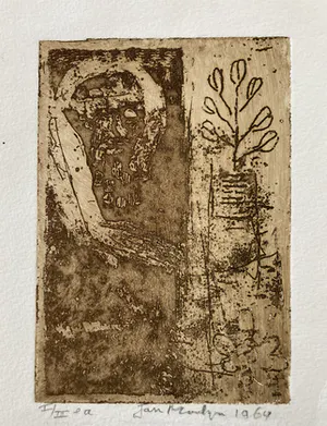 Jan Montyn - 2 kleinere etsen kopen? Bied vanaf 65!