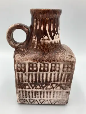 Bodo Mans - Iconische Bay-vaas by Bodo Mans, West-Duitsland vintage jaren 60 kopen? Bied vanaf 75!