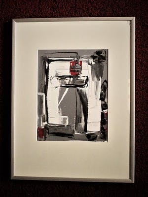 Henk Hesselius - Krachtige olieverf op papier - Abstract - CoBrA - gesigneerd kopen? Bied vanaf 49!