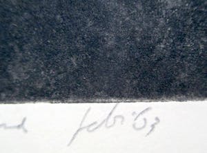 Zoltin Peeter - Abstracte Compositie - Ets kopen? Bied vanaf 90!