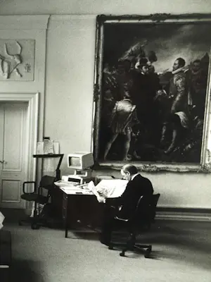 Bert Verhoeff - Foto , Demonstratie verpleegkundigen Binnenhof Den Haag , 1 maart 1989 kopen? Bied vanaf 100!