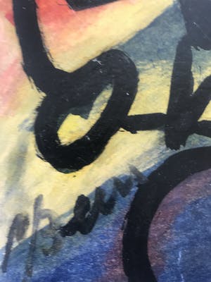 Niet of onleesbaar gesigneerd - "4 days clown" (handgesigneerd) kopen? Bied vanaf 1!