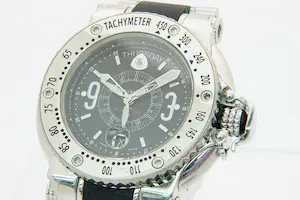 102 - Stoer Automatic Aquanautic King Cuda Herenpolshorloge met stalenband kopen? Bied vanaf 80!