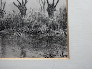 Andreas Schelfhout - ijsgezicht met man en vrouw en slede kopen? Bied vanaf 10!