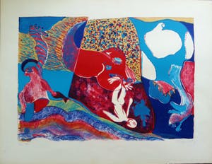 Jacqueline de Jong - Litho - Gesigneerd en genummerd - 1967 kopen? Bied vanaf 40!