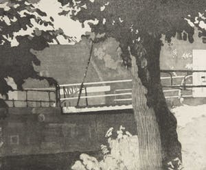 Rik van Iperen - Ets en aquatint, Wilkerbrug II kopen? Bied vanaf 20!